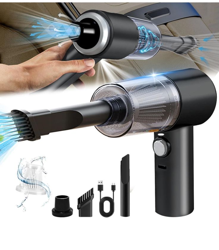 Compact Vacuum Cleaner || 3 in 1 car cleaner